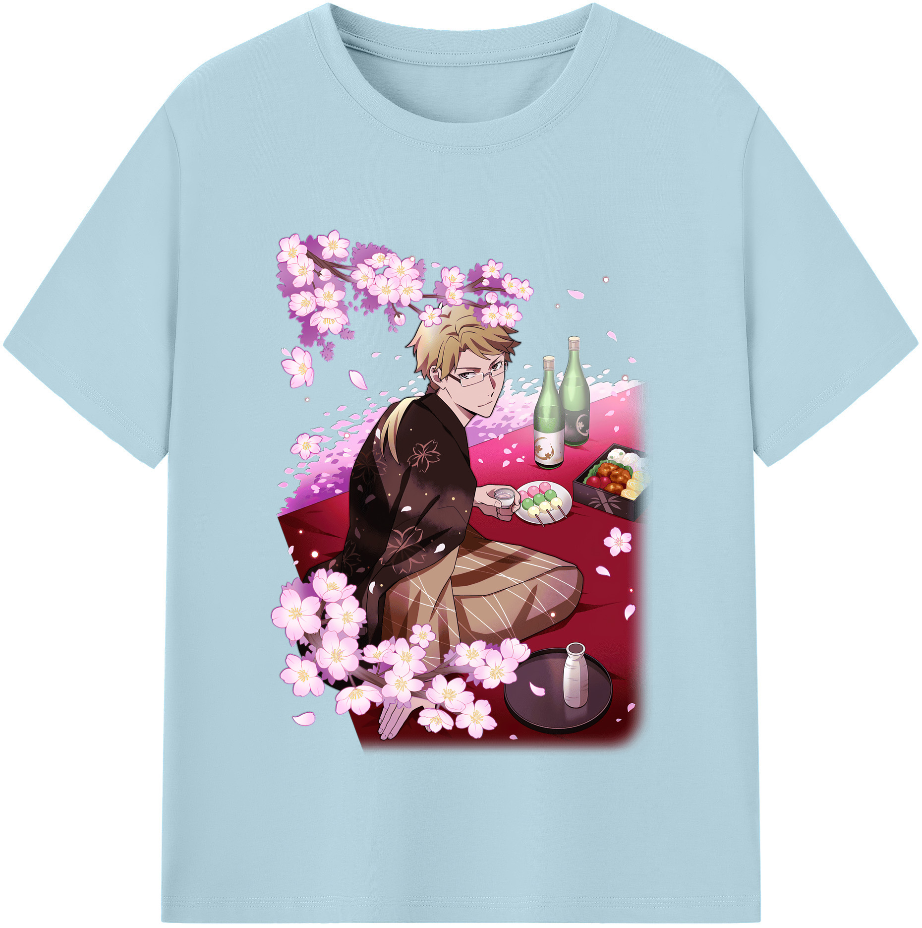 （画像用） 文豪ストレイドッグス Bungo Stray Dogs 綿100％半袖Tシャツ（フロントプリント）